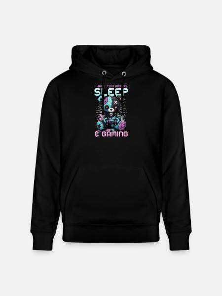 Pastel Goth Soft Goth Gaming Gamer - Stanley/Stella CRUISER Unisex Organic Hoodie - black