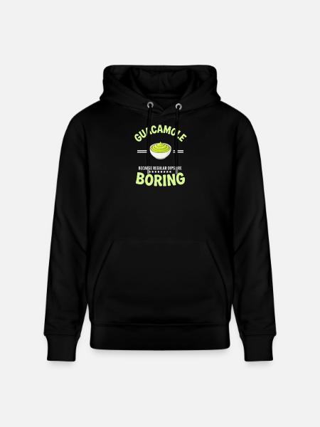 Guacamole Guac Dip Gift - Stanley/Stella CRUISER Unisex Organic Hoodie - black