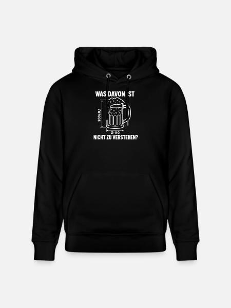 Technik Ingenieur Konstrukteur Maschinenbau - Stanley/Stella Unisex Bio-Hoodie CRUISER - Schwarz