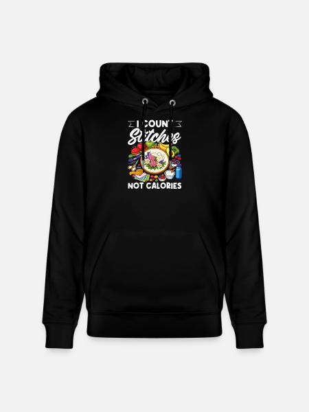Lustiges Nadelspitzen-bastelhobby - Stanley/Stella Unisex Bio-Hoodie CRUISER  - Schwarz