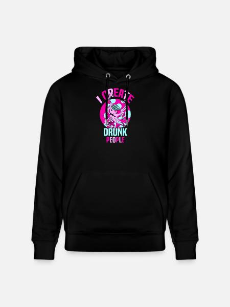 Kellner Barkeeper Ober Bar Bartender barchef - Stanley/Stella Unisex Bio-Hoodie CRUISER - Schwarz