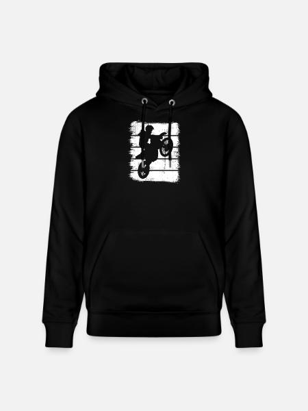 Motocross - Stanley/Stella CRUISER Unisex Organic Hoodie - black