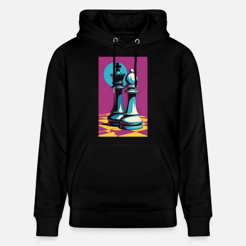 Échecs | Pièce d’échecs | Joueur d’échecs - Sweat à capuche bio CRUISER Stanley/Stella Unisexe - noir