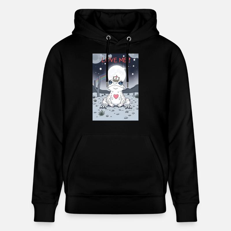 Aimez-moi! Crapaud n°1 - Sweat à capuche bio CRUISER Stanley/Stella Unisexe - noir