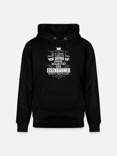 EISENBAHNER - Stanley/Stella Unisex Bio-Hoodie CRUISER - Schwarz