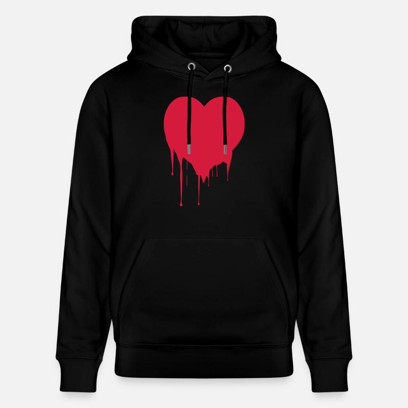 coeur - Sweat à capuche bio CRUISER Stanley/Stella Unisexe - noir