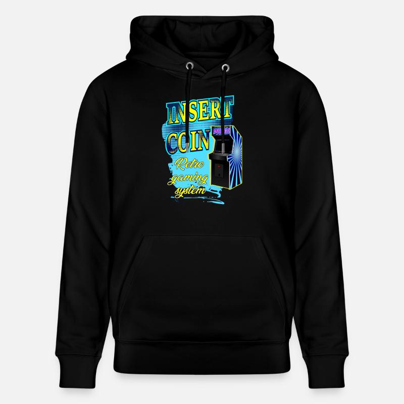 insérer une piece - Sweat à capuche bio CRUISER Stanley/Stella Unisexe - noir