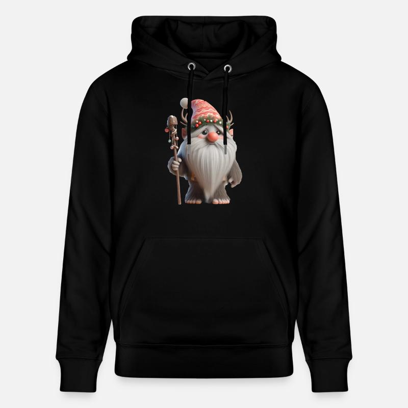 Troll de Noël 2 - Sweat à capuche bio CRUISER Stanley/Stella Unisexe - noir
