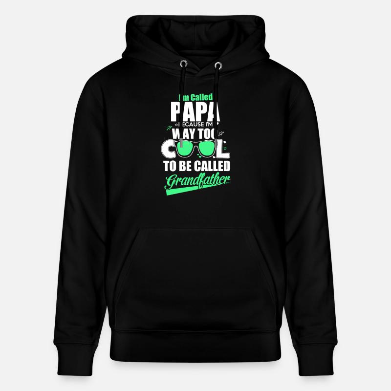 Je suis appelé Papa - Sweat à capuche bio CRUISER Stanley/Stella Unisexe - noir