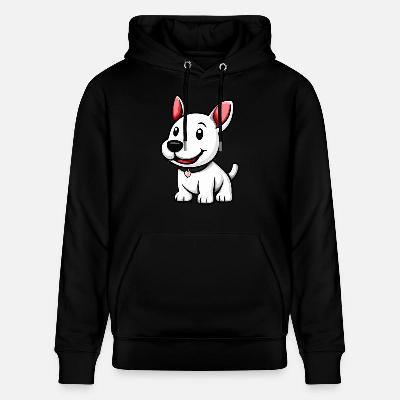 Bull Terrier Chien Mignon - Sweat à capuche bio CRUISER Stanley/Stella Unisexe - noir