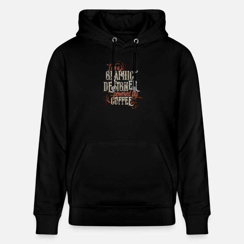 Graphic Designer - Stanley/Stella Unisex Bio-Hoodie CRUISER  - Schwarz