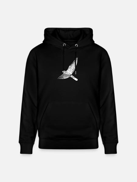 Falcon - Stanley/Stella CRUISER Unisex Organic Hoodie - black