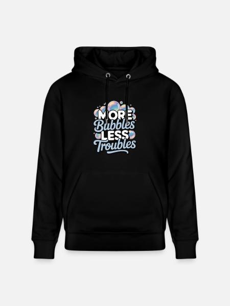 Blasen - Stanley/Stella Unisex Bio-Hoodie CRUISER - Schwarz