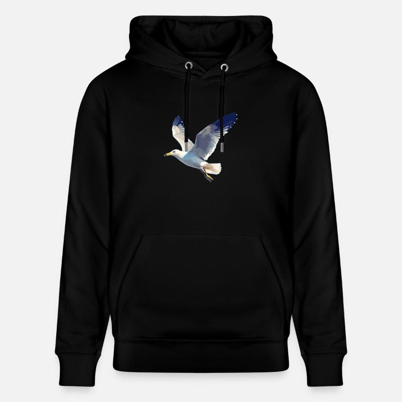 Möwen Möwe - Stanley/Stella Unisex Bio-Hoodie CRUISER - Schwarz