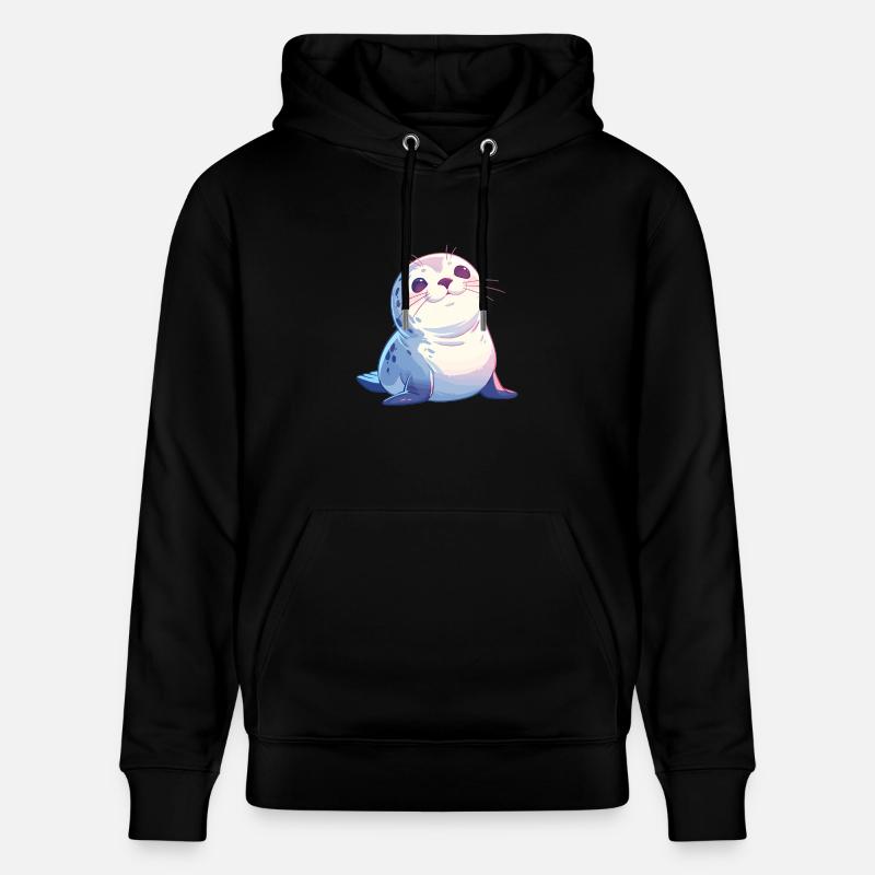 Joints, Phoque - Sweat à capuche bio CRUISER Stanley/Stella Unisexe - noir