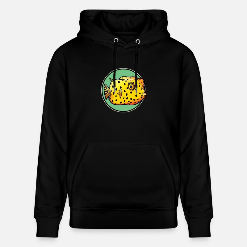 Poisson-coffre Poisson-coffre - Sweat à capuche bio CRUISER Stanley/Stella Unisexe - noir