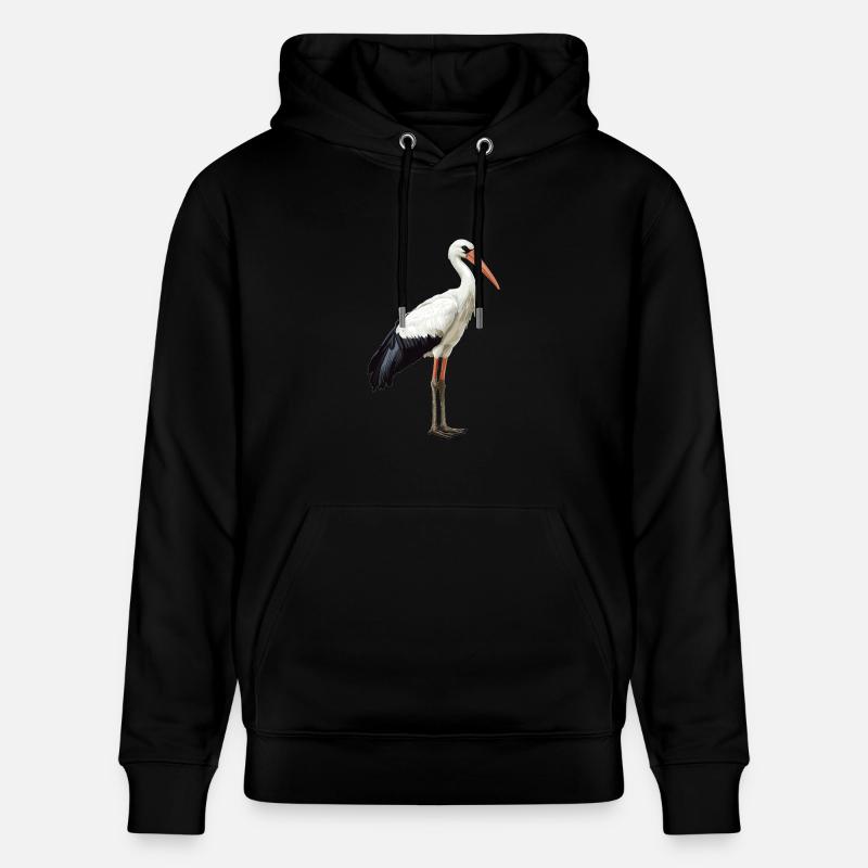 Cigognes Cigognes - Sweat à capuche bio CRUISER Stanley/Stella Unisexe - noir