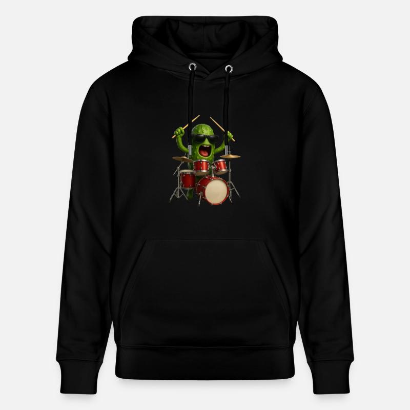 Tambours de citrouille aux épices - Sweat à capuche bio CRUISER Stanley/Stella Unisexe - noir