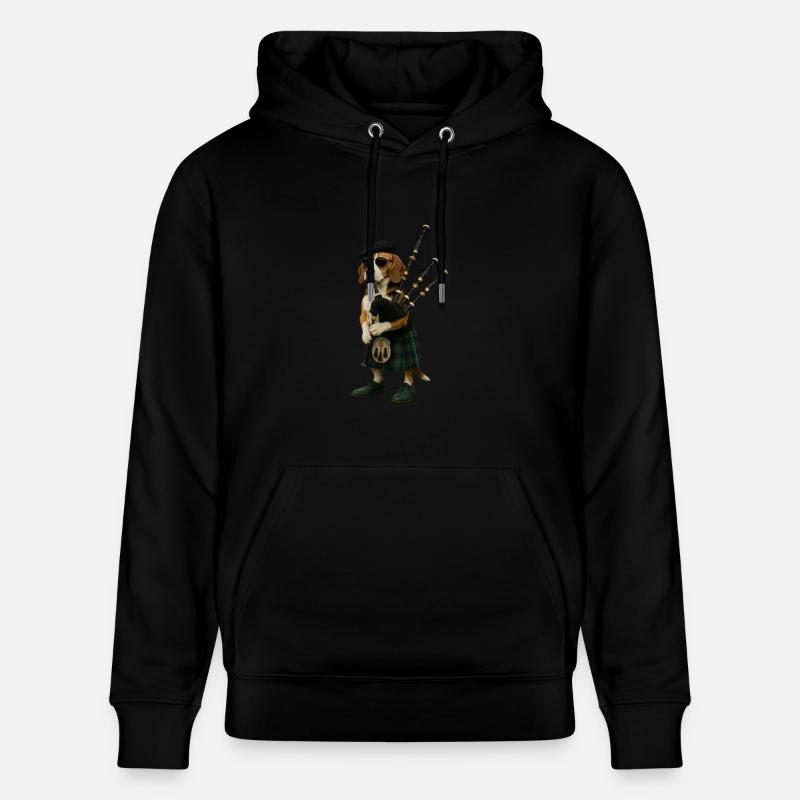 Cornemuse Beagle - Sweat à capuche bio CRUISER Stanley/Stella Unisexe - noir