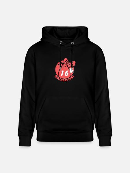 Basket-ball 16e anniversaire Basketteur - Sweat à capuche bio CRUISER Stanley/Stella Unisexe - noir