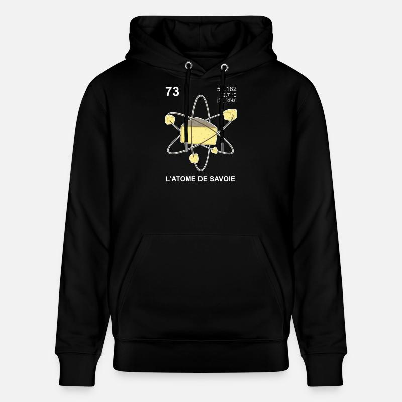 L'atome de Savoie - Sweat à capuche bio CRUISER Stanley/Stella Unisexe - noir