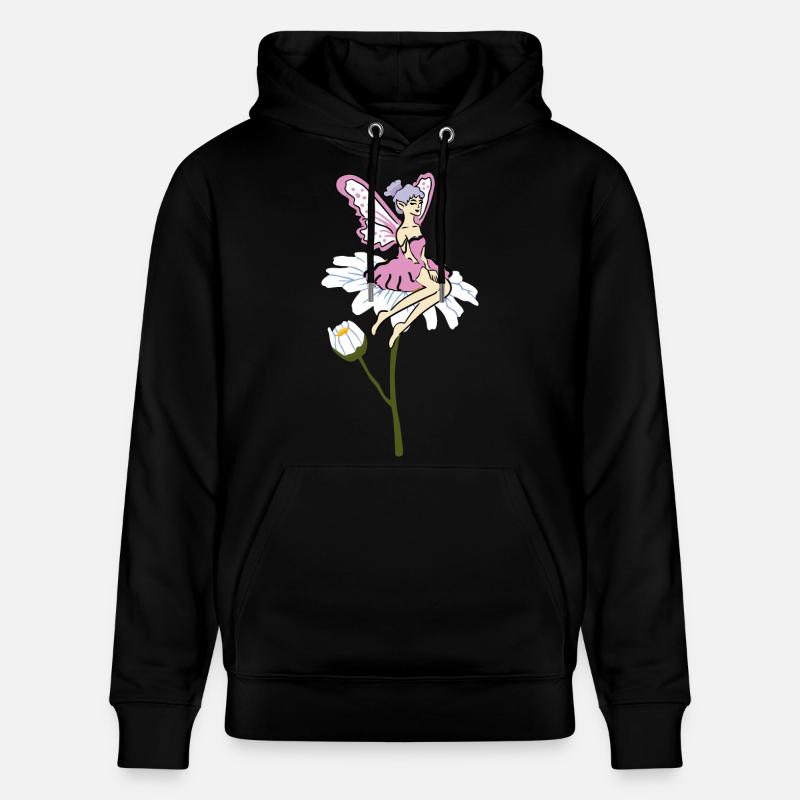 Sonnenblumen Fee - Stanley/Stella Unisex Bio-Hoodie CRUISER  - Schwarz