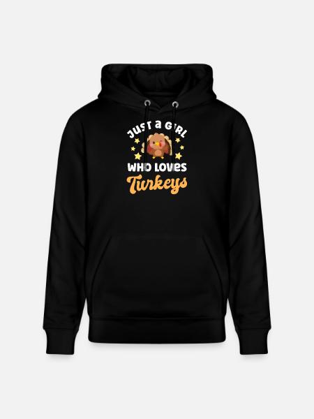 Turkey Turkeys - Stanley/Stella CRUISER Unisex Organic Hoodie - black