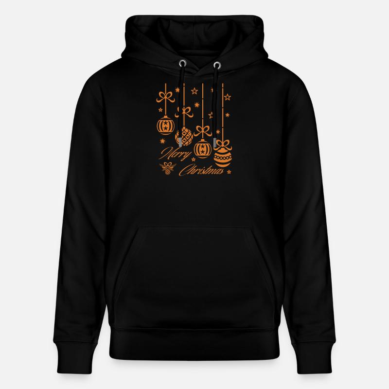 MERRY CHRISTMAS WEIHNACHTSKUGELN - Stanley/Stella Unisex Bio-Hoodie CRUISER  - Schwarz