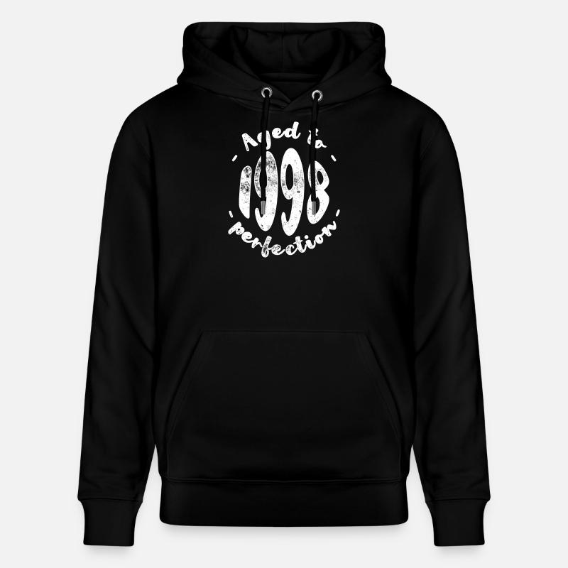 Gealtert bis 1998 Perfektion - Stanley/Stella Unisex Bio-Hoodie CRUISER  - Schwarz