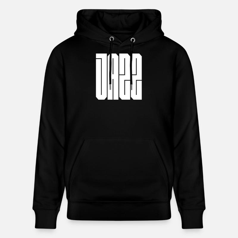 Typographie du bloc jazz - Sweat à capuche bio CRUISER Stanley/Stella Unisexe - noir