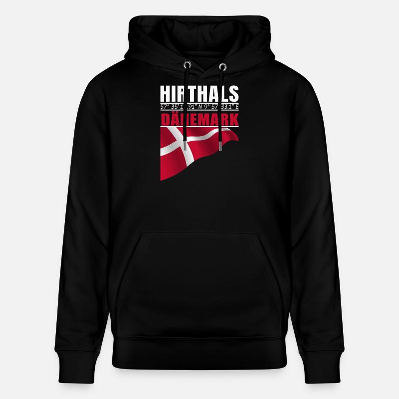 Hirthals - Stanley/Stella Unisex Bio-Hoodie CRUISER  - Schwarz