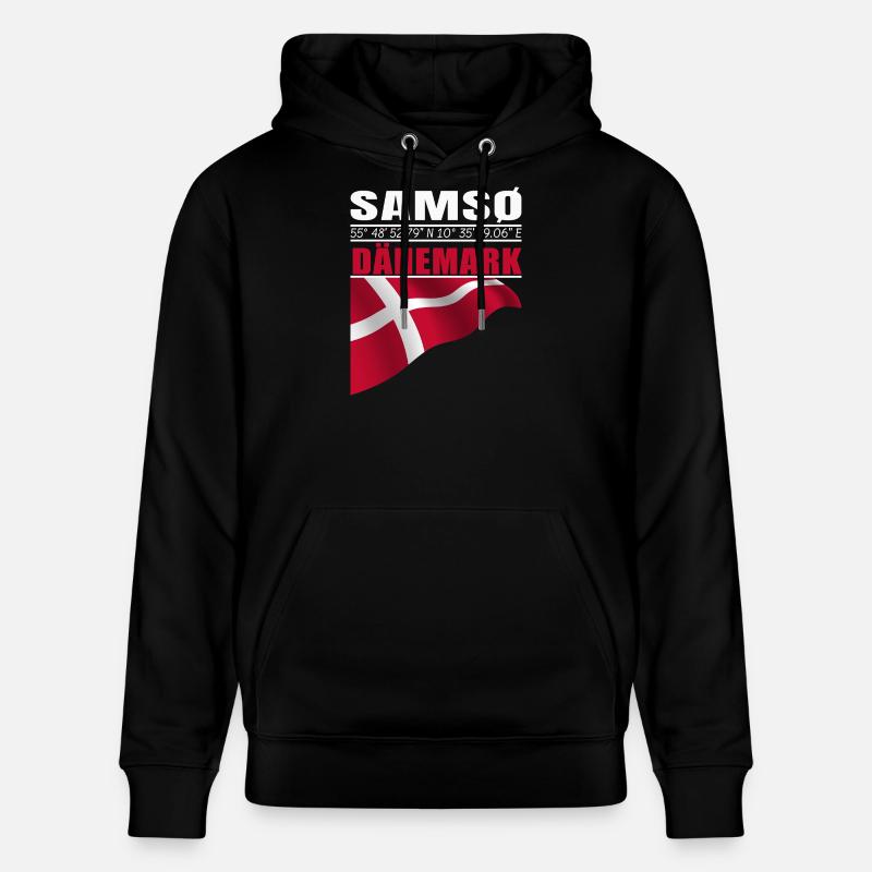 Samsø - Stanley/Stella Unisex Bio-Hoodie CRUISER  - Schwarz