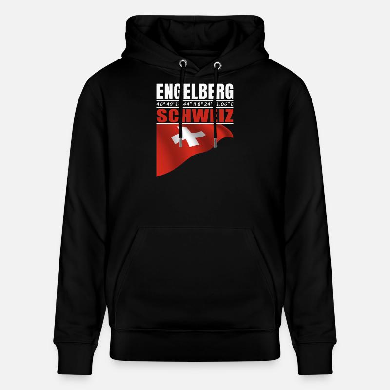 Engelberg - Stanley/Stella Unisex Bio-Hoodie CRUISER - Schwarz