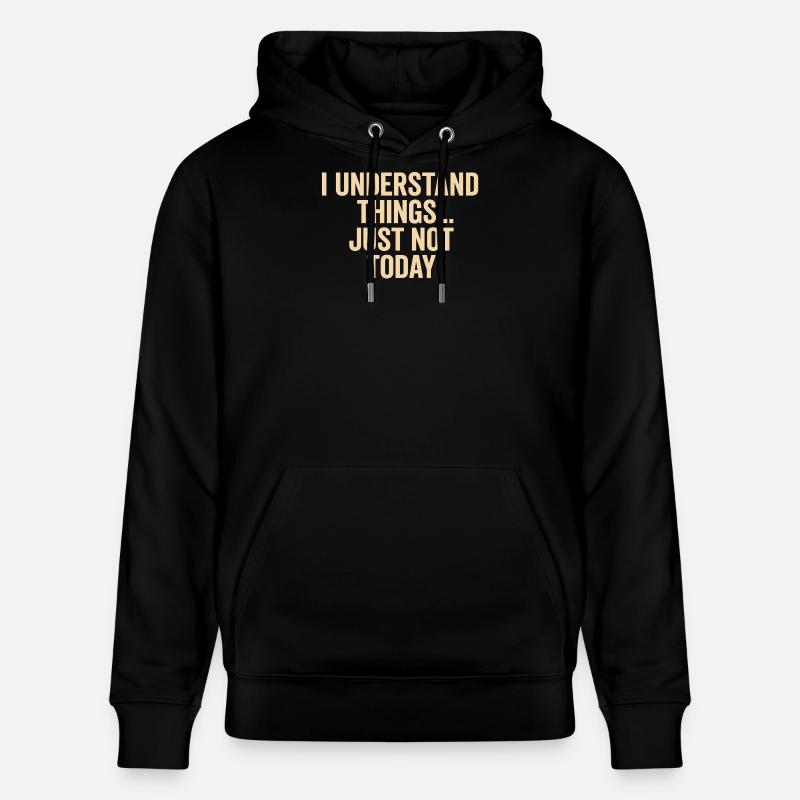 Ne procrastinez pas aujourd’hui, citation - Sweat à capuche bio CRUISER Stanley/Stella Unisexe - noir