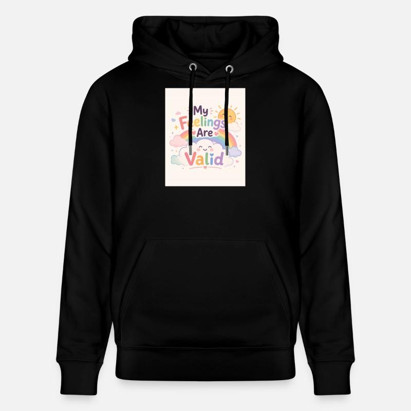 Mes Sentiments Sont Validés - Sweat à capuche bio CRUISER Stanley/Stella Unisexe - noir