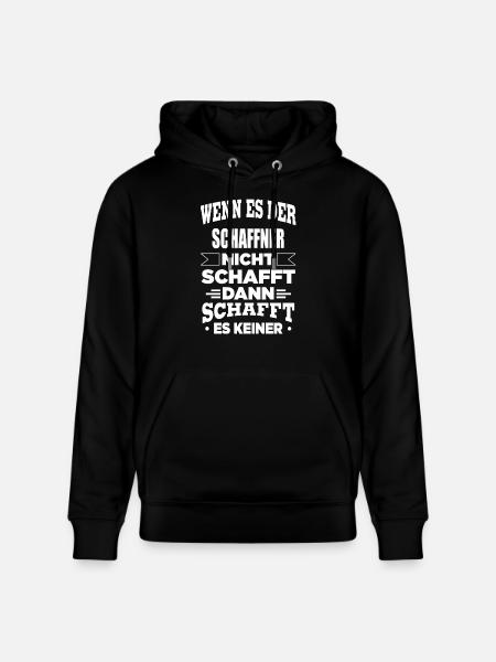 SCHAFFNER - Stanley/Stella Unisex Bio-Hoodie CRUISER - Schwarz