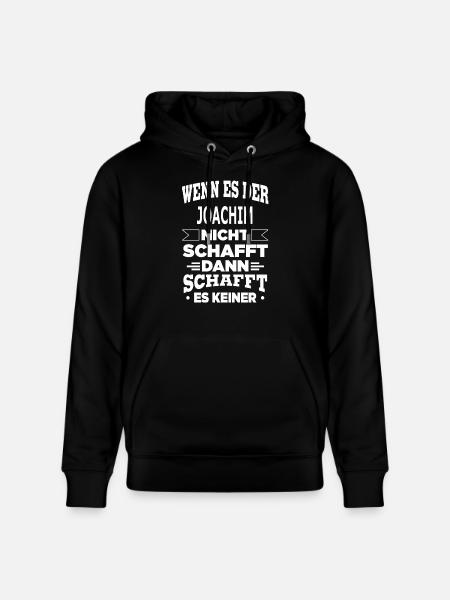 JOACHIM - Stanley/Stella Unisex Bio-Hoodie CRUISER  - Schwarz