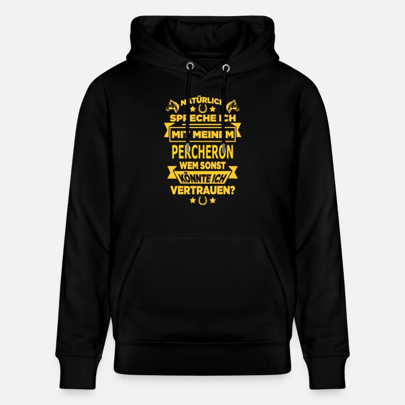 PERCHERON - Stanley/Stella Unisex Bio-Hoodie CRUISER - Schwarz