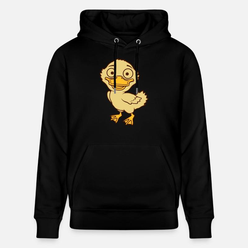 Mignons petits canetons comiques - Sweat à capuche bio CRUISER Stanley/Stella Unisexe - noir