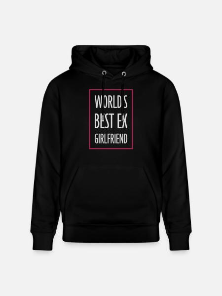 World's Best Ex Girlfriend - Stanley/Stella CRUISER Unisex Organic Hoodie - black