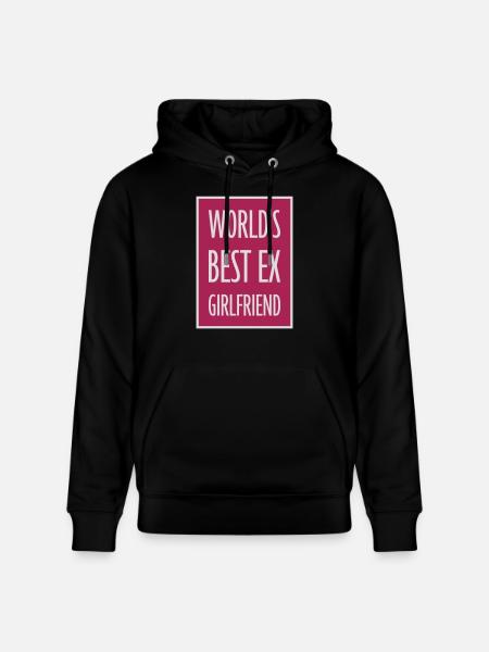World's Best Ex Girlfriend - Stanley/Stella CRUISER Unisex Organic Hoodie - black