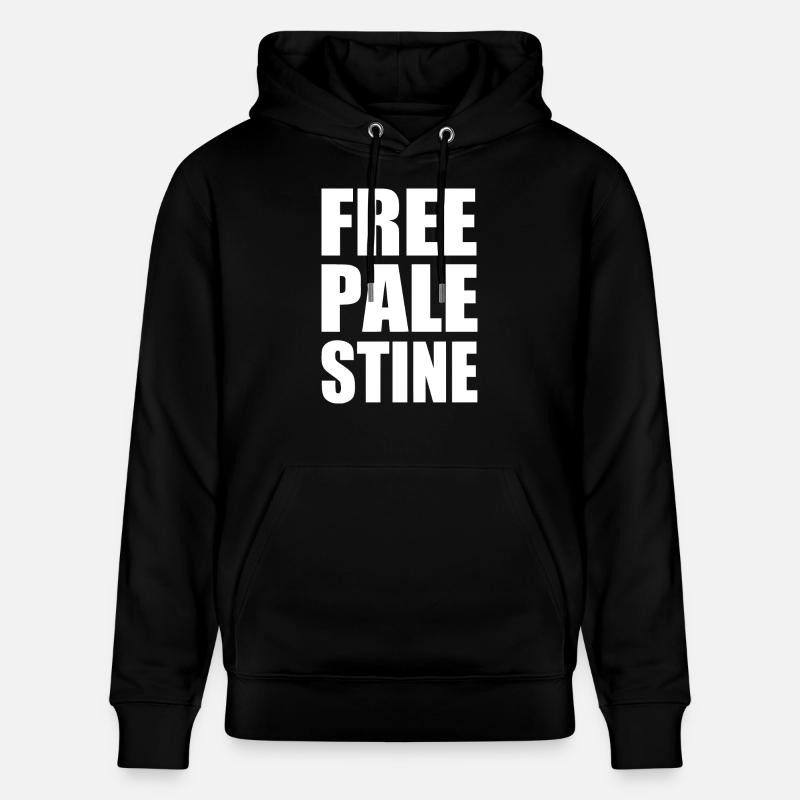 Free palestine - Sweat à capuche bio CRUISER Stanley/Stella Unisexe - noir