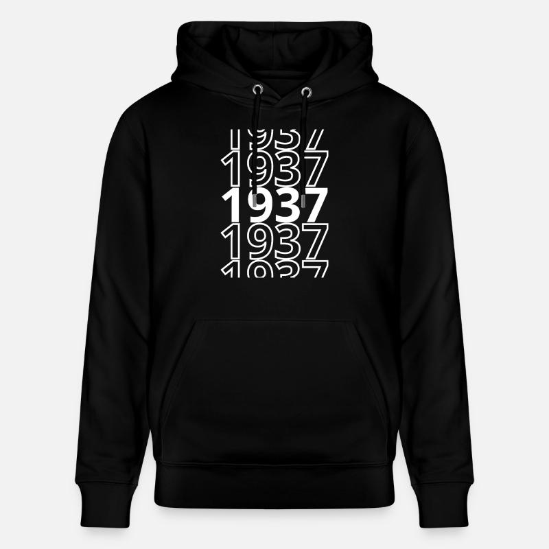 1937 1937 1937 - Sweat à capuche bio CRUISER Stanley/Stella Unisexe - noir