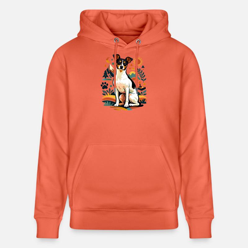Style folklorique Bodeguero - Sweat à capuche bio CRUISER Stanley/Stella Unisexe - rouge clair