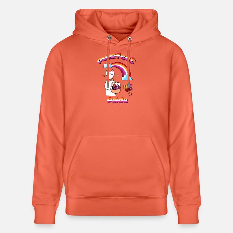 Fierté parfaite - Sweat à capuche bio CRUISER Stanley/Stella Unisexe - rouge clair