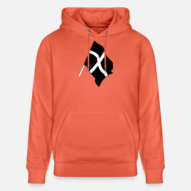Drapeau de Cornouailles - Sweat à capuche bio CRUISER Stanley/Stella Unisexe - rouge clair