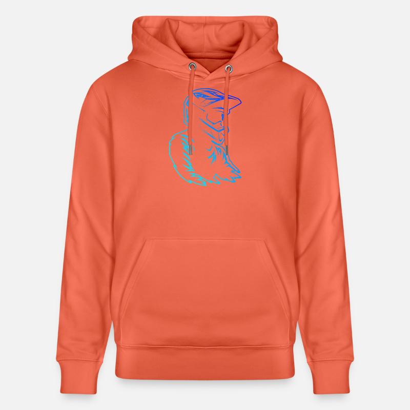 Déclaration directe sur le motocross - Sweat à capuche bio CRUISER Stanley/Stella Unisexe - rouge clair
