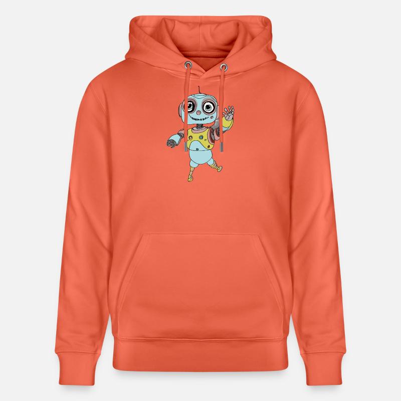 Compagnon cosmique - Sweat à capuche bio CRUISER Stanley/Stella Unisexe - rouge clair