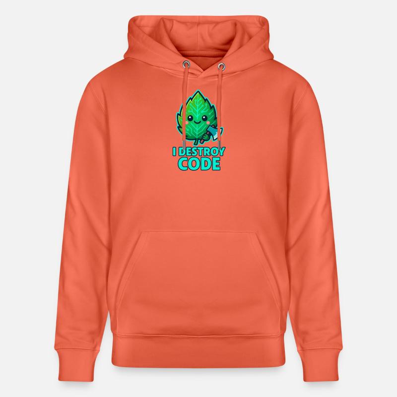 Guerrier Code de la Feuille Verte - Sweat à capuche bio CRUISER Stanley/Stella Unisexe - rouge clair