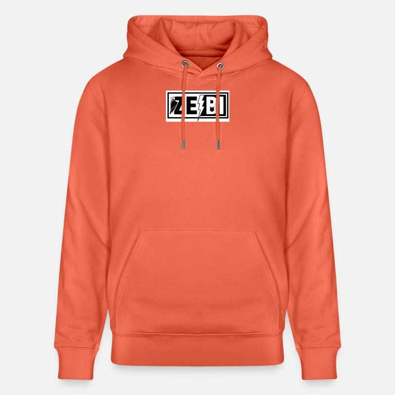 ZeBi Ailes et Éclair Diable - Sweat à capuche bio CRUISER Stanley/Stella Unisexe - rouge clair